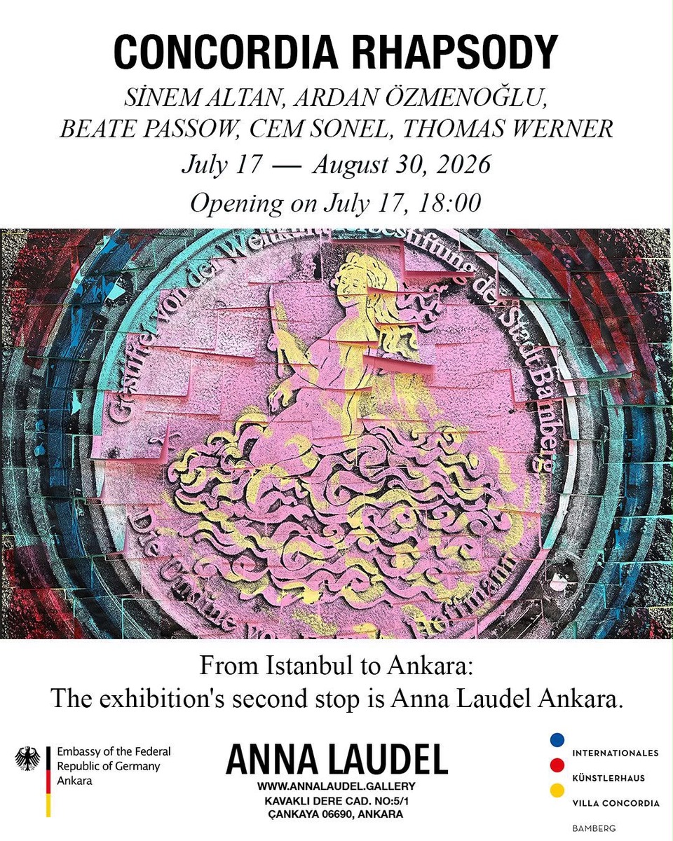Plakat zur Ausstellung Concordia Rhapsody in Ankara